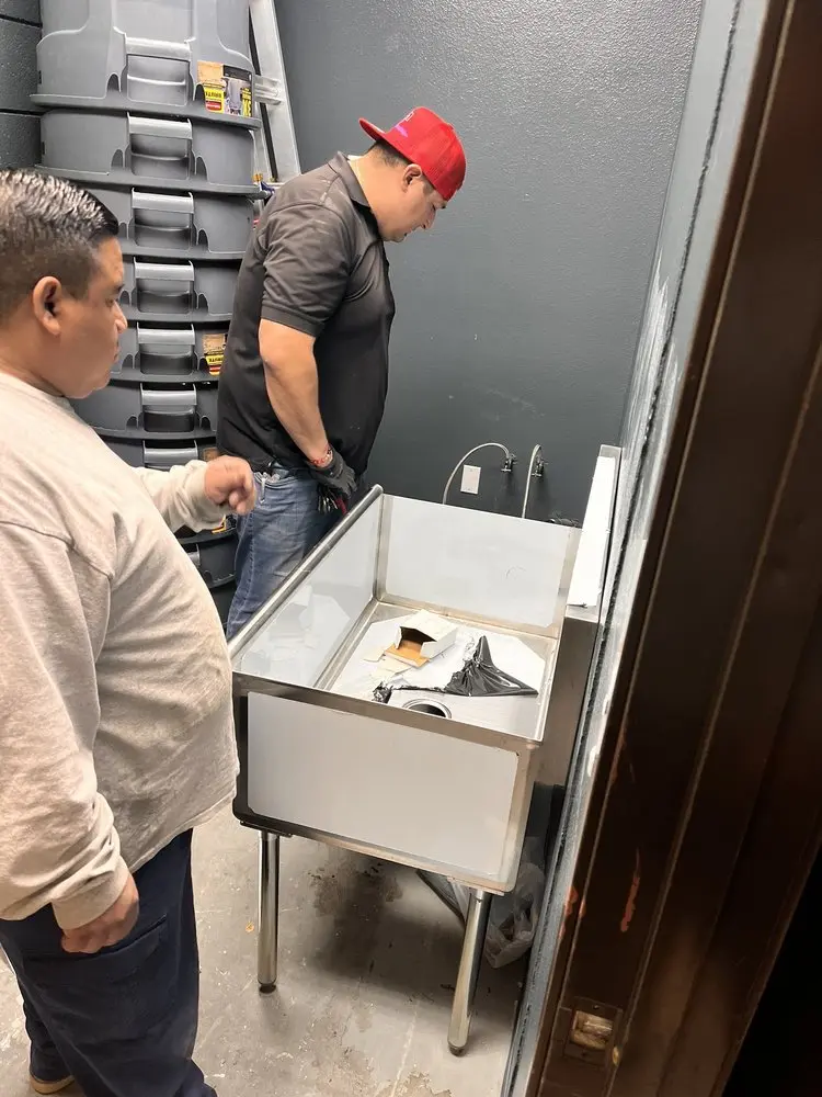 Commercial plumbing and sink installation in Atchison