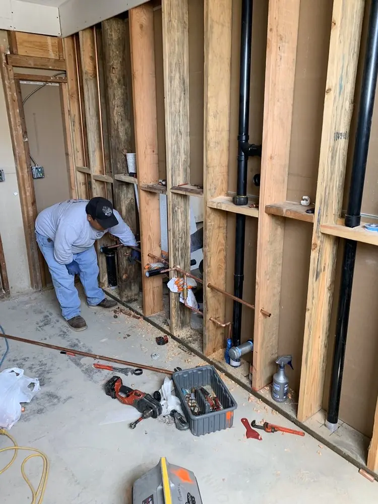 Commercial rough-in plumbing for Water Heater Replacement in Atchison